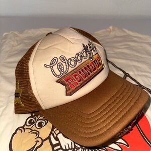 PIXAR woody roundup trucker hat